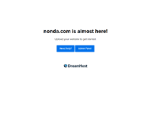 Tablet Screenshot of nonda.com
